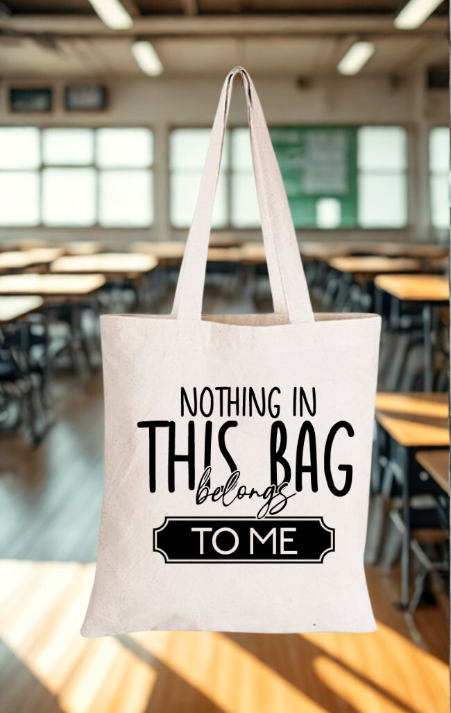 Beige tote bag
