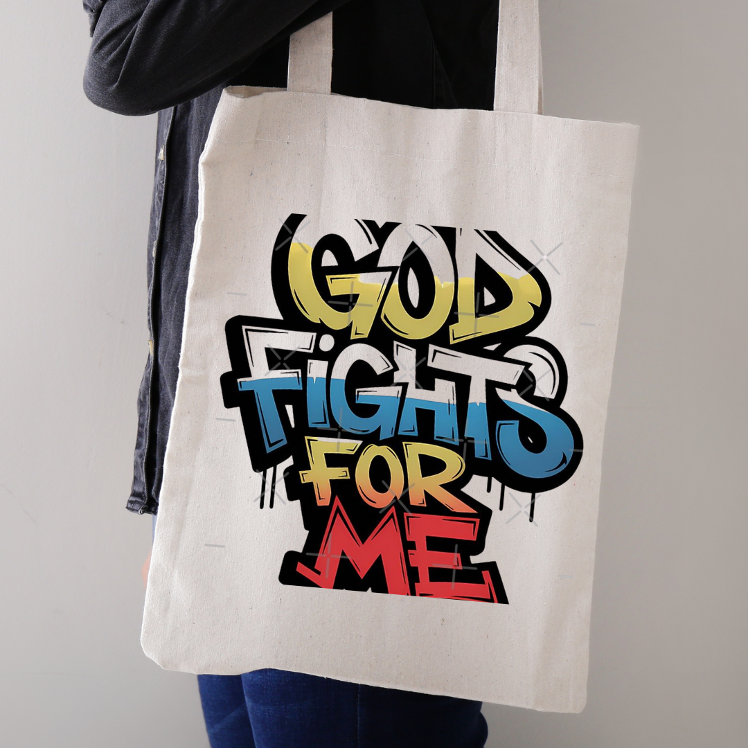 Beige tote bag