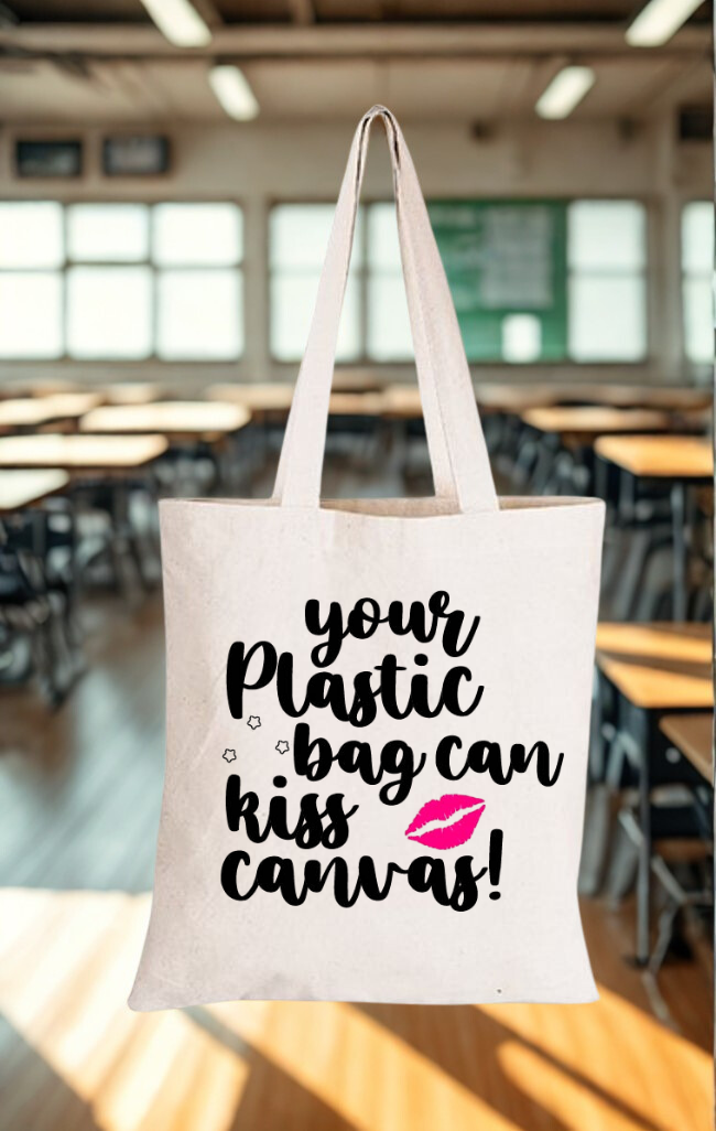 Beige tote bag