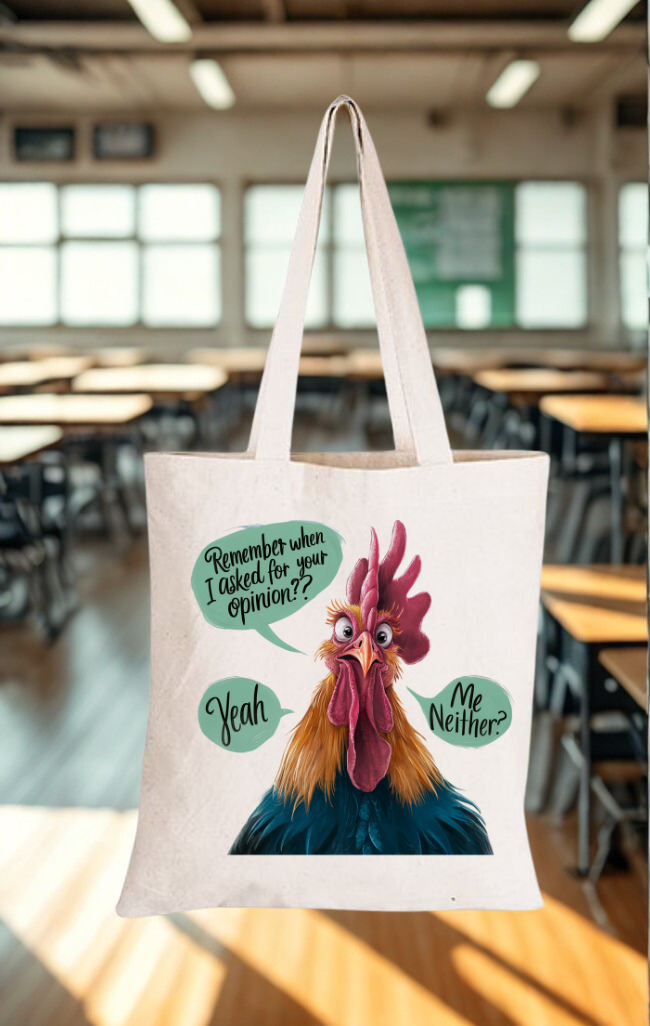Remember When I Asked for your Opinion Eco-friendly Cotton Canvas Tote Bag Reusable Shopping Bag