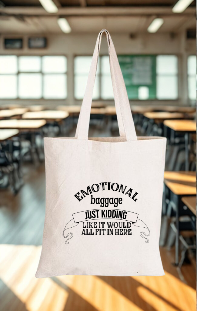 Beige tote bag