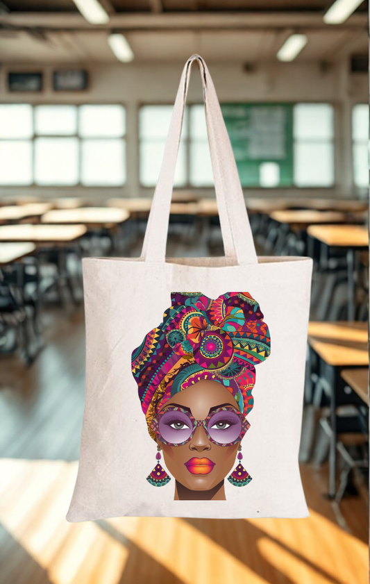 Cotton canvas tote bag