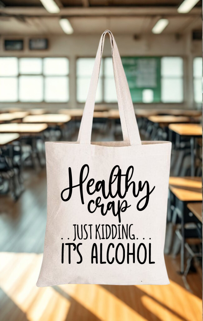 Beige tote bag
