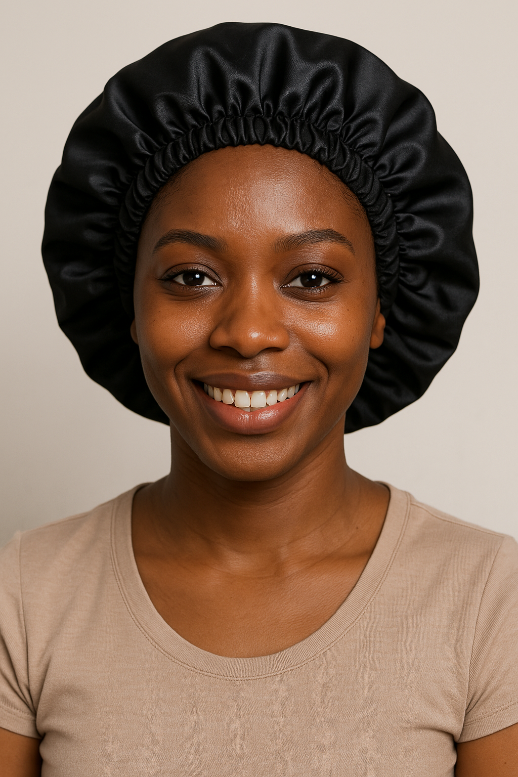 Double layer satin sleeping bonnet beautifully crafted bonnet