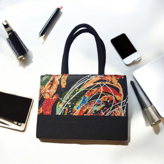 Artistic Print Tote Bag