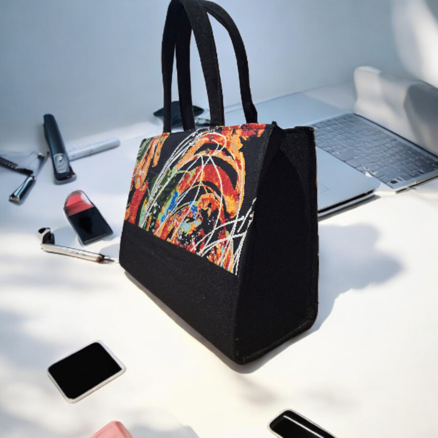 Artistic Print Tote Bag